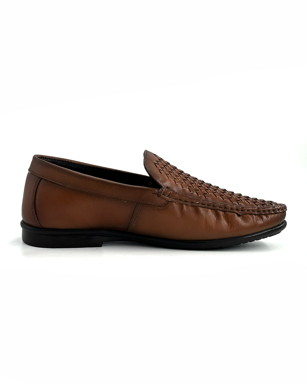 Refined Woven Loafers - RED WOOD 1101