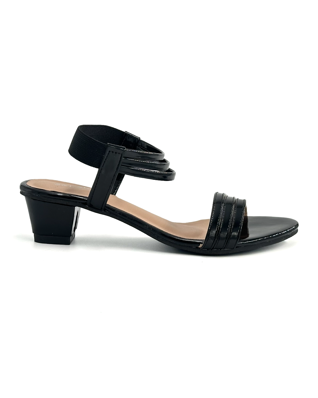 Patent-Finish Multi-Strap Block Heels - S&R H50