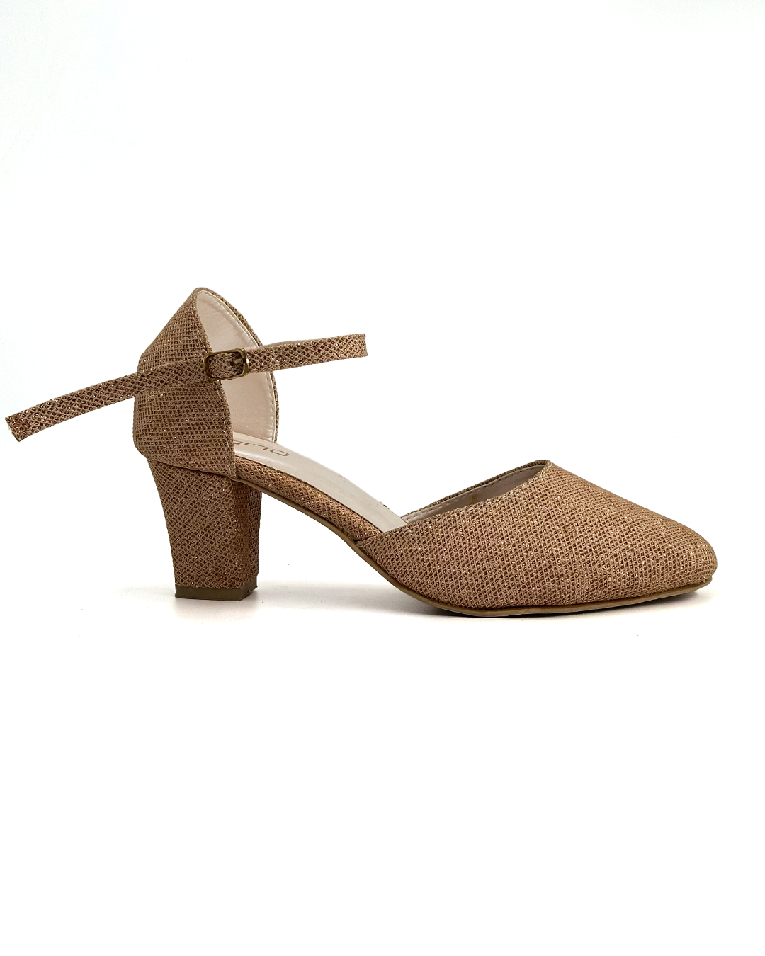Closed Toe Ankle Strap Chunky Heels - SANVI SC211 241