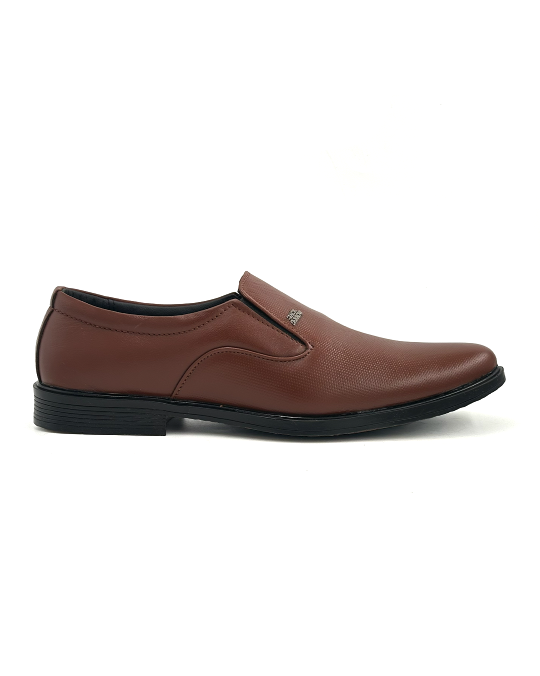 Executive Genuine Leather Embossed Slip-On with Hardware Detail - JACK ARROW 504