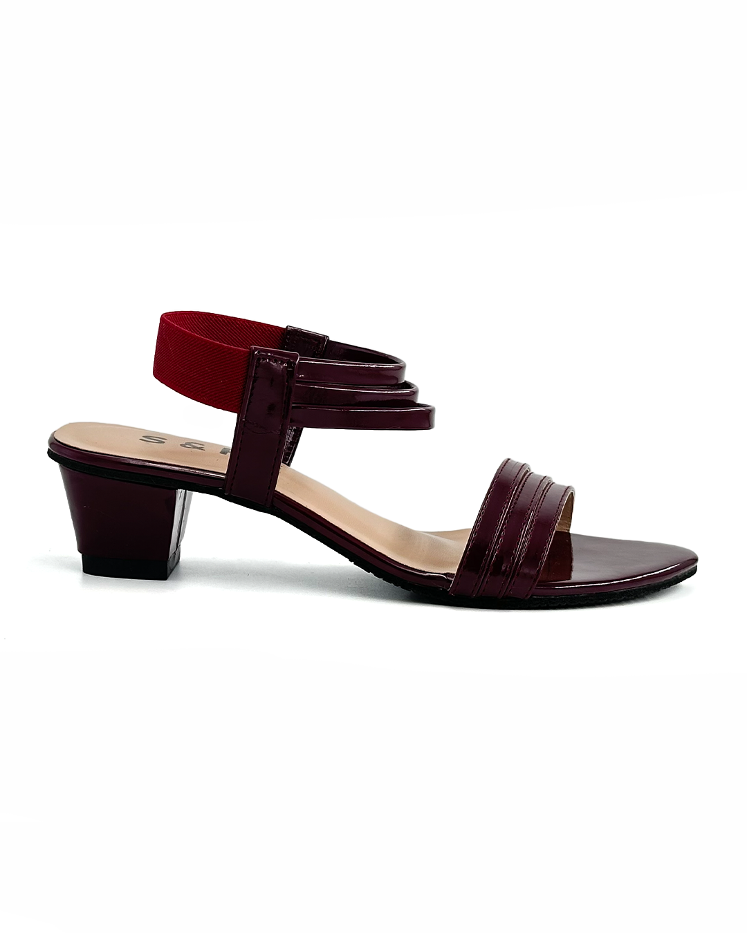 Patent-Finish Multi-Strap Block Heels - S&R H50