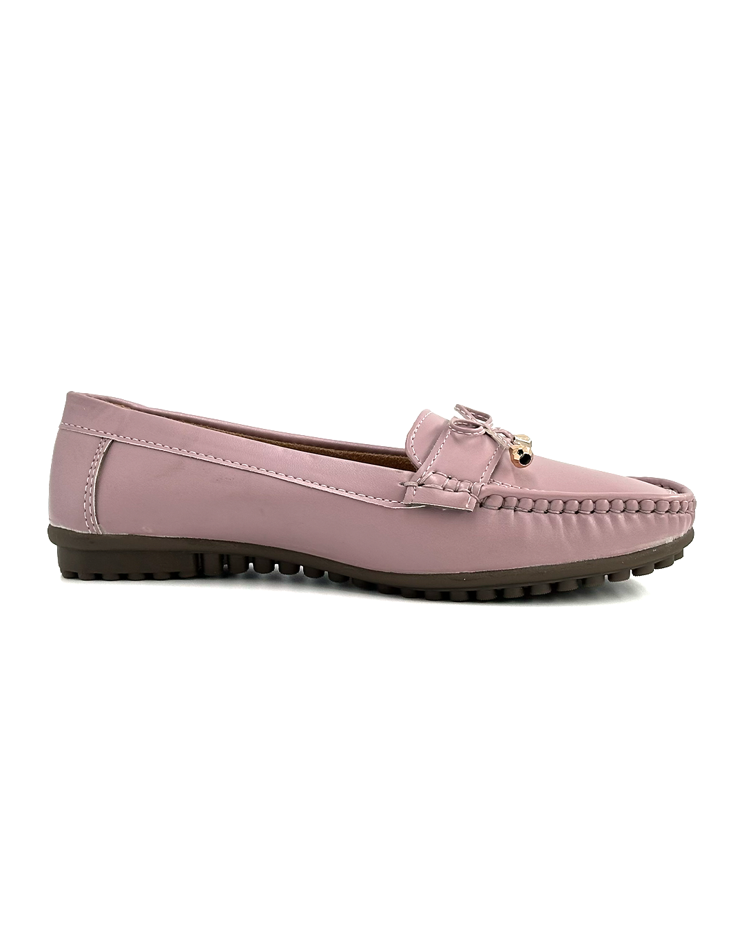 Leather Slip-On Court Loafers
