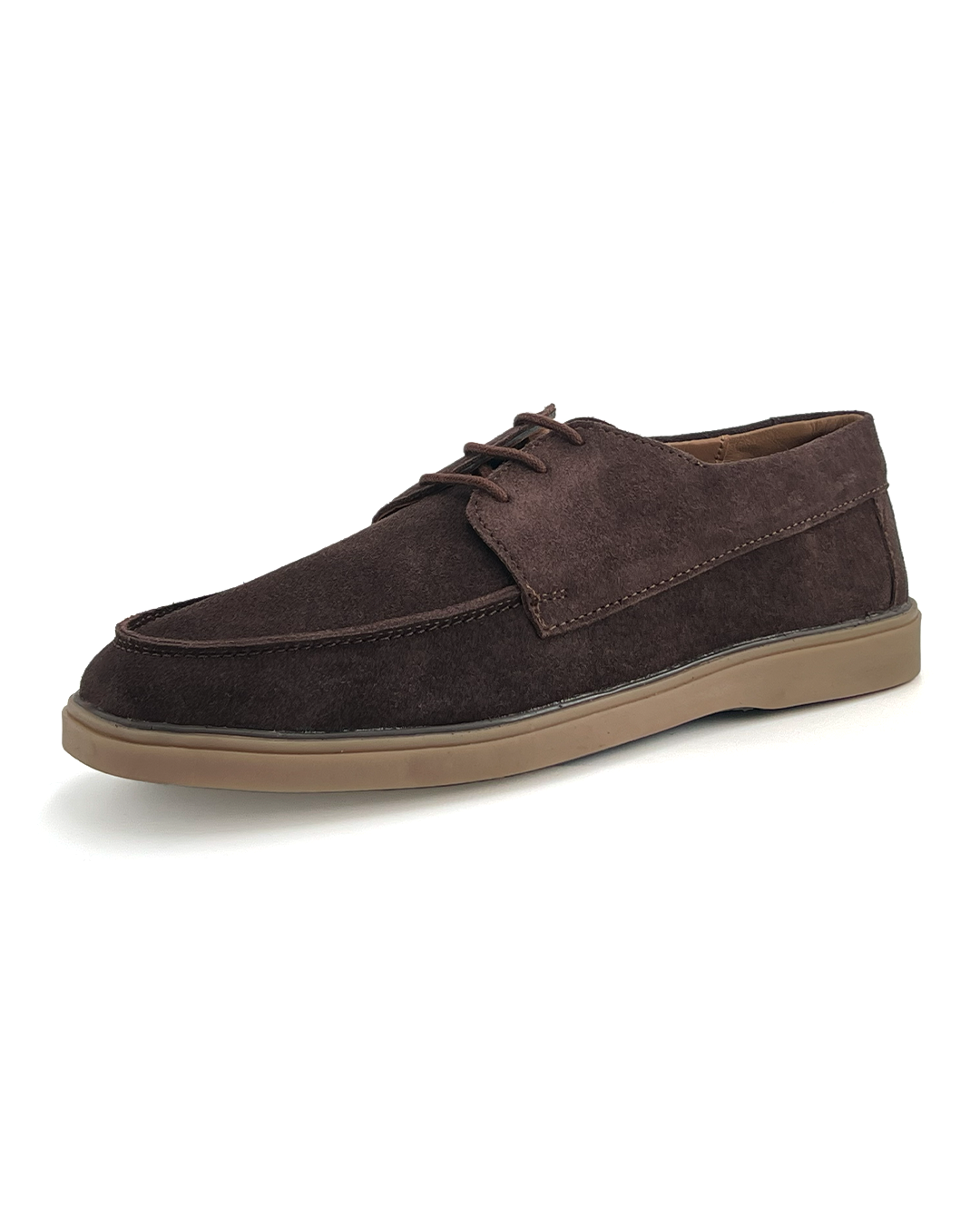 Modern Suede Lace-Up Loafer - Flexmax CS3001