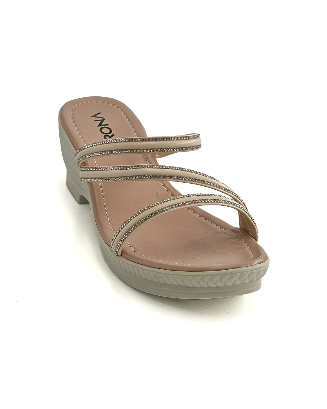 Strappy Low Wedge Sandals - Verona K1