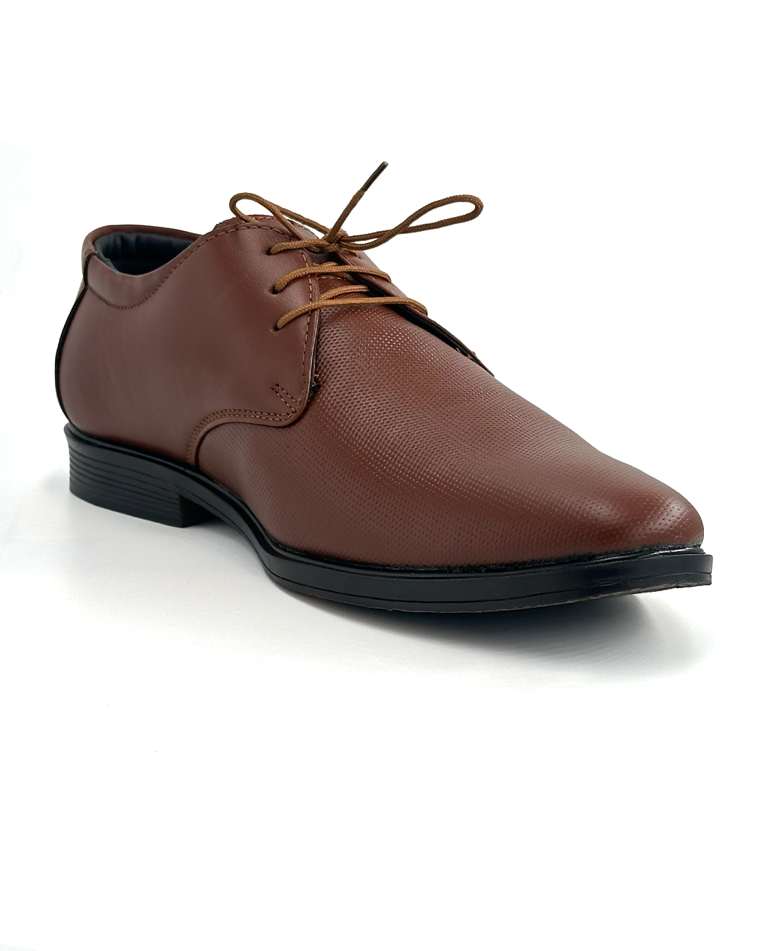 Genuine Leather Executive Textured Dress Shoe - JACK ARROW 502