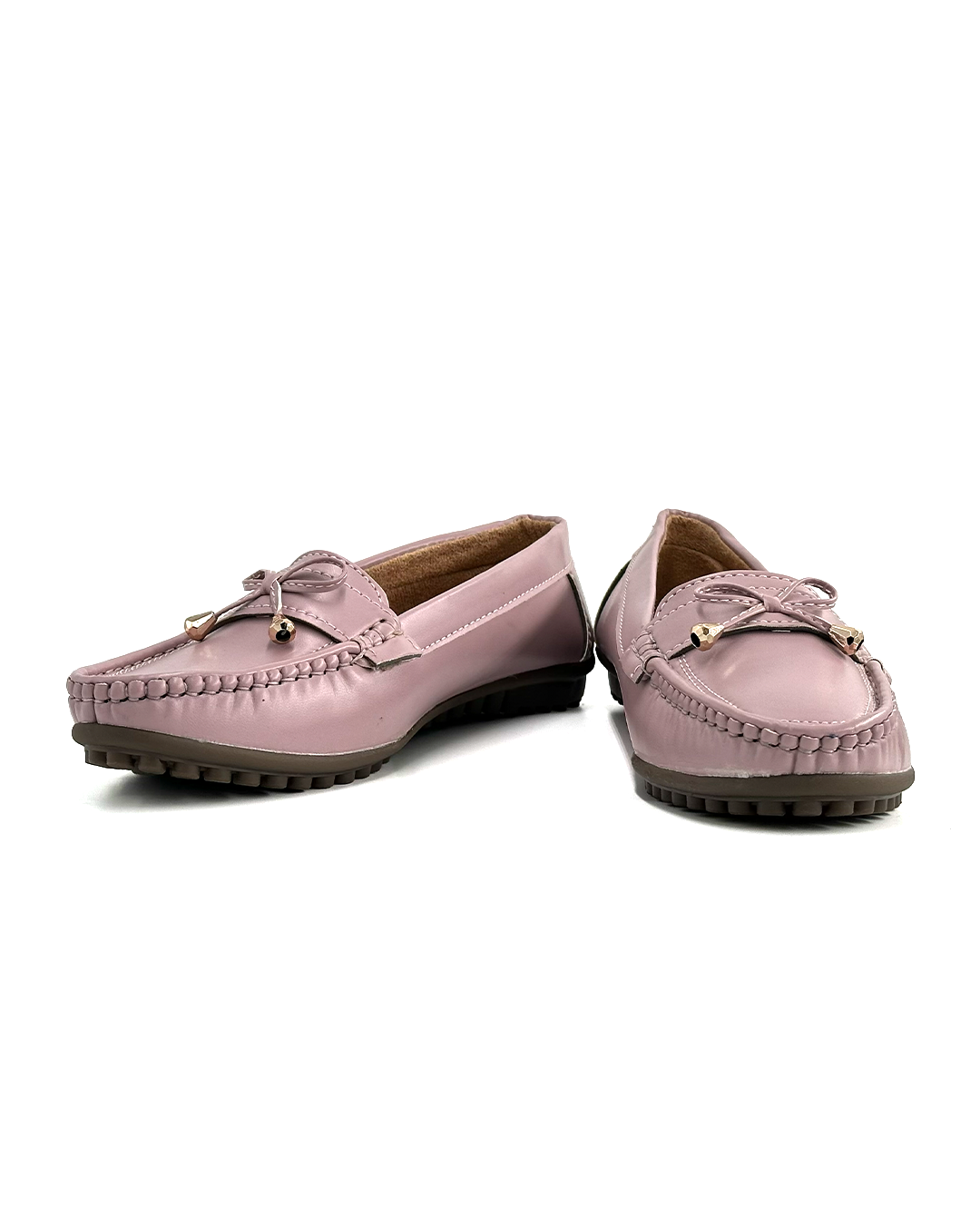 Leather Slip-On Court Loafers