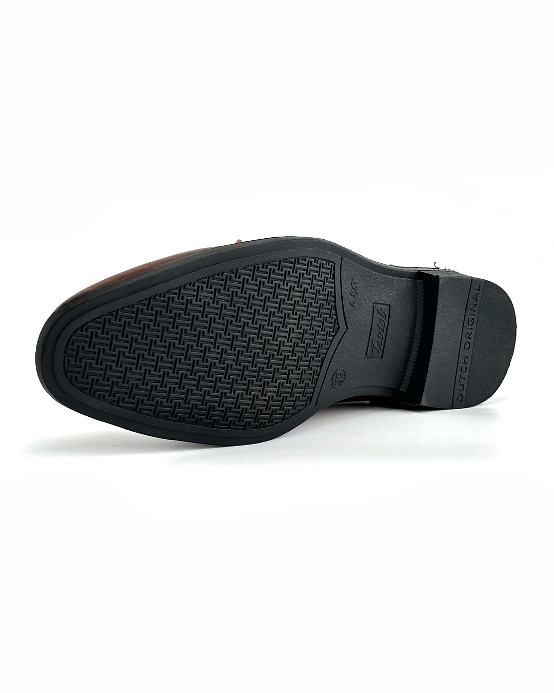 Men's Textured Leather Derby Shoes - ELEFANTE GFSQR