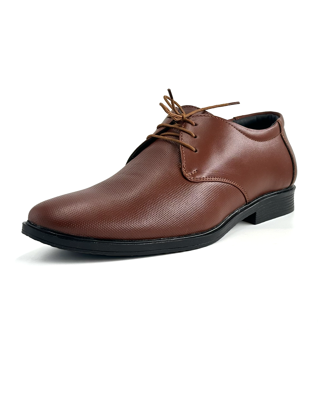 Genuine Leather Executive Textured Dress Shoe - JACK ARROW 502