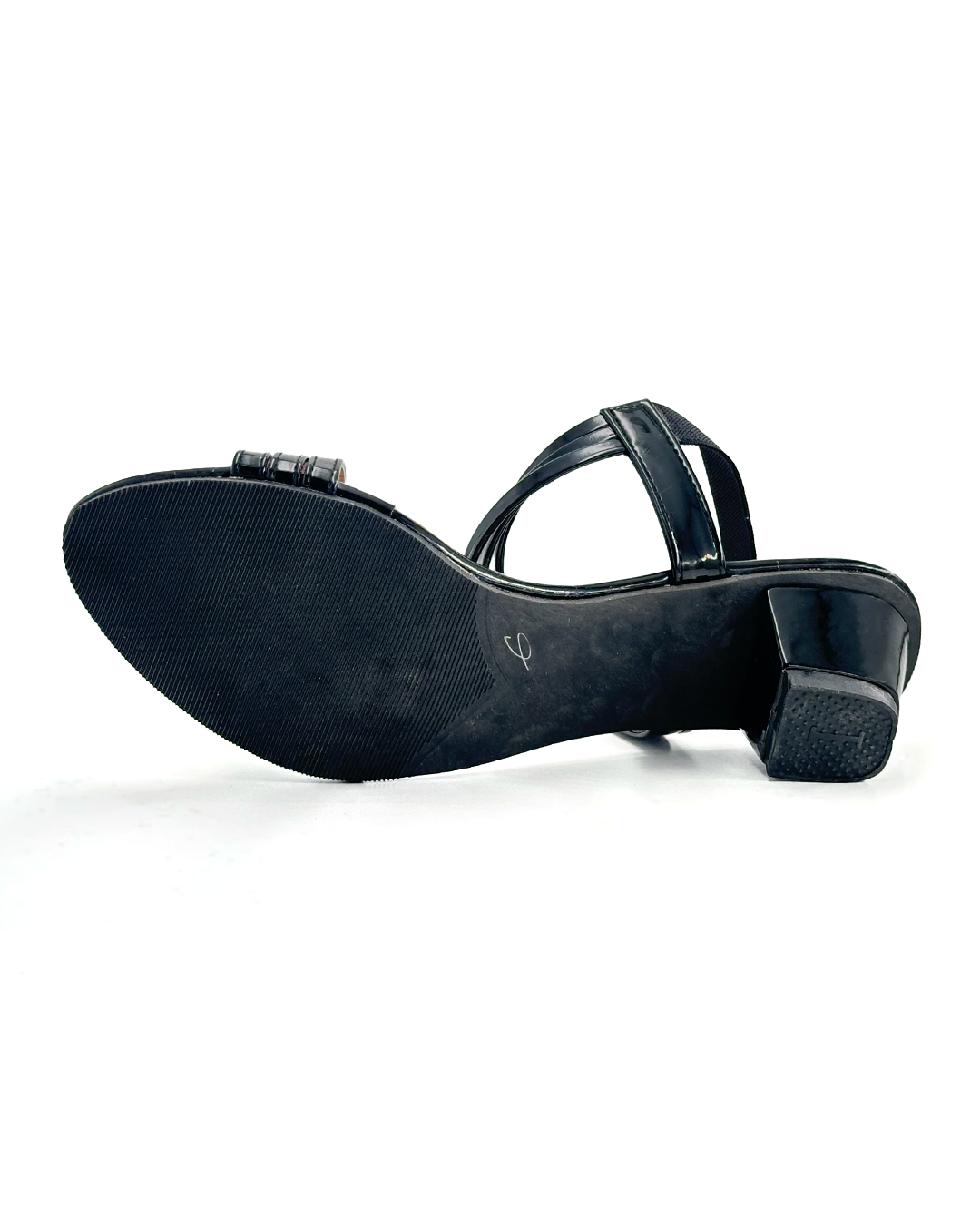 Patent-Finish Multi-Strap Block Heels - S&R H50