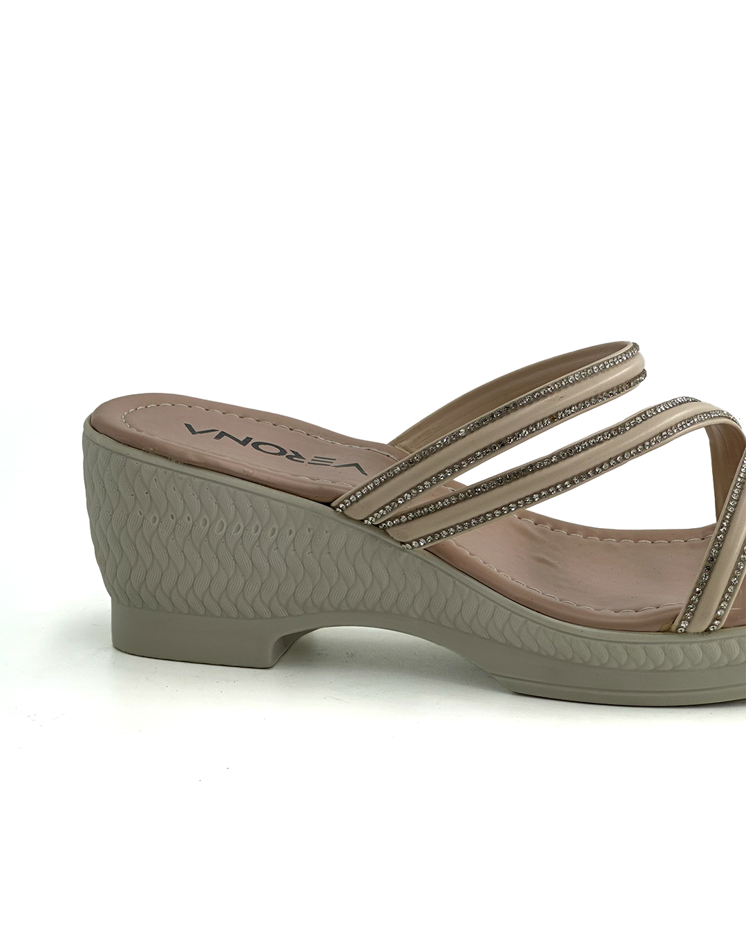 Strappy Low Wedge Sandals - Verona K1