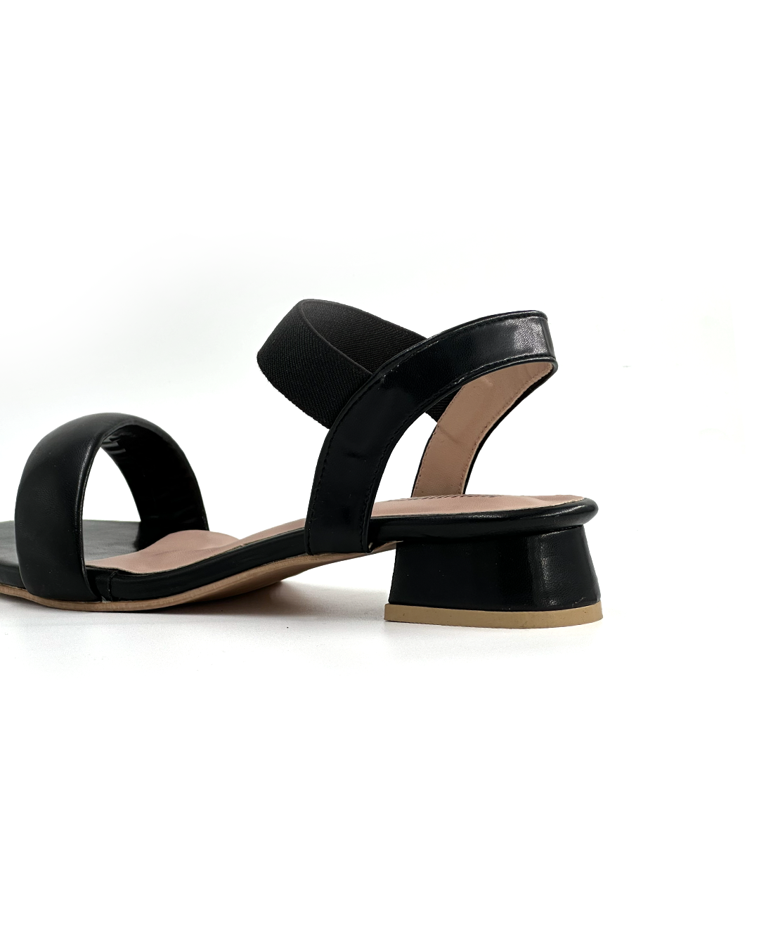 Ankle Strap Mid Heel Sandals - Platinum 106