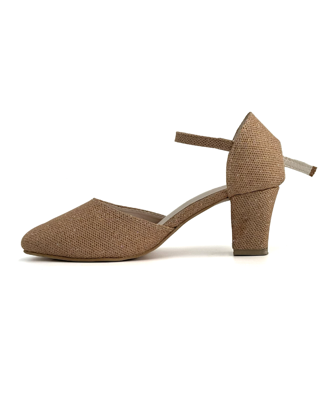 Closed Toe Ankle Strap Chunky Heels - SANVI SC211 241