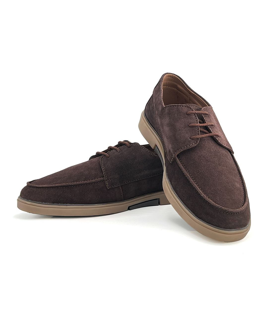 Modern Suede Lace-Up Loafer - Flexmax CS3001