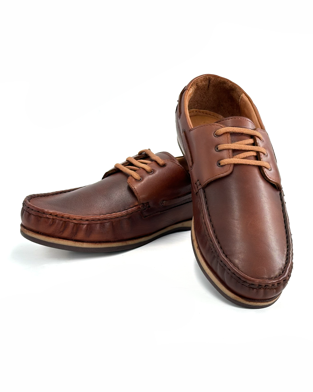 Classic Leather Boat Shoes - FLEXMAX BT03
