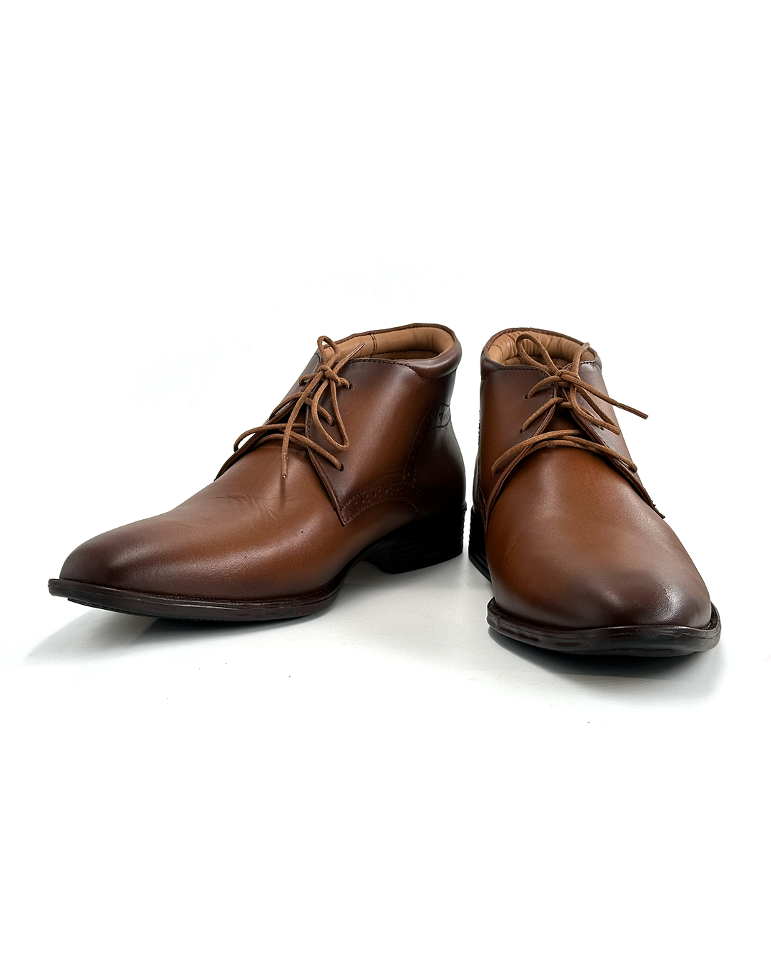 Elegant Leather Lace-Up Ankle Boots - PAZZ VL 925