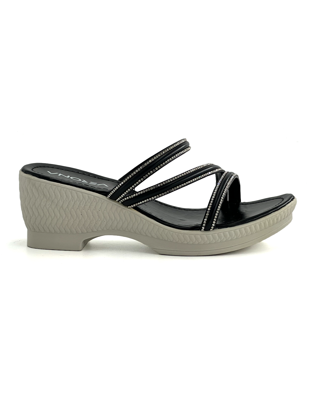 Strappy Low Wedge Sandals - Verona K1