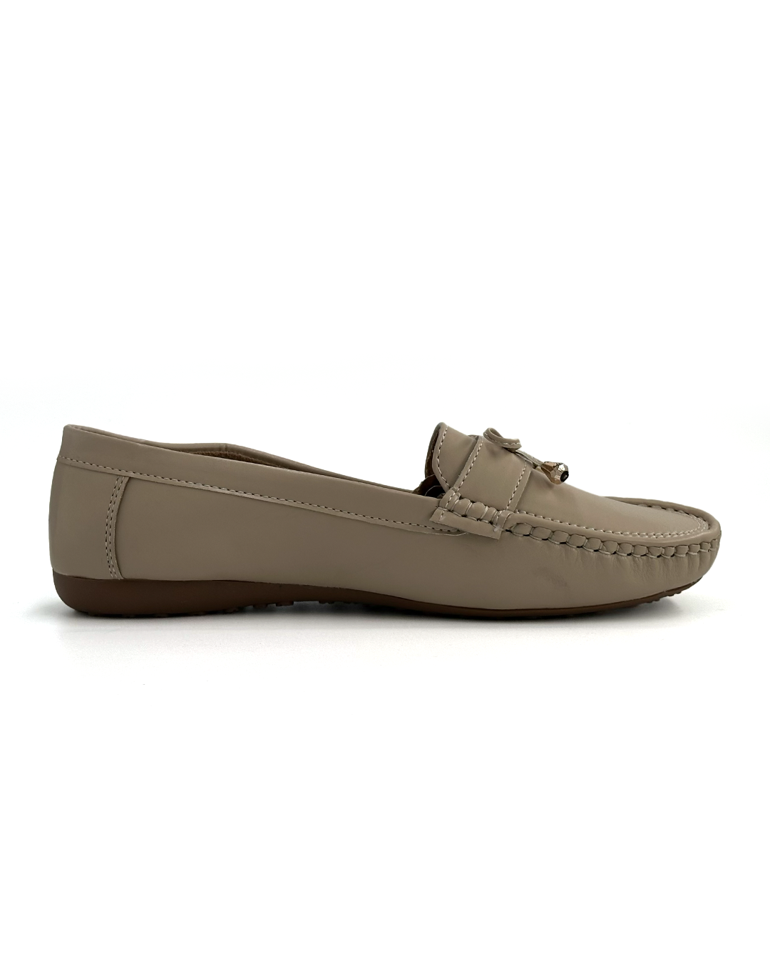 Leather Slip-On Court Loafers