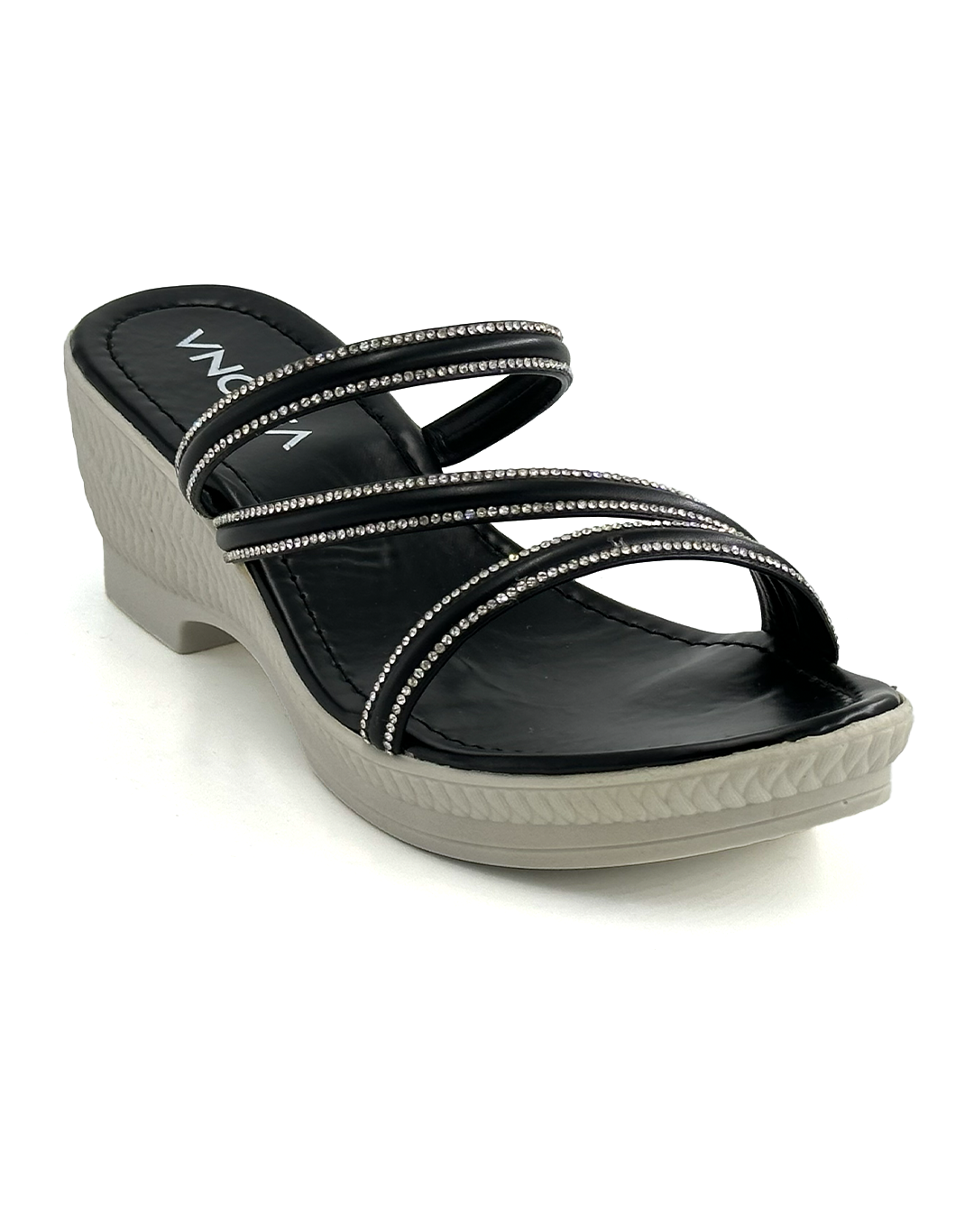 Strappy Low Wedge Sandals - Verona K1
