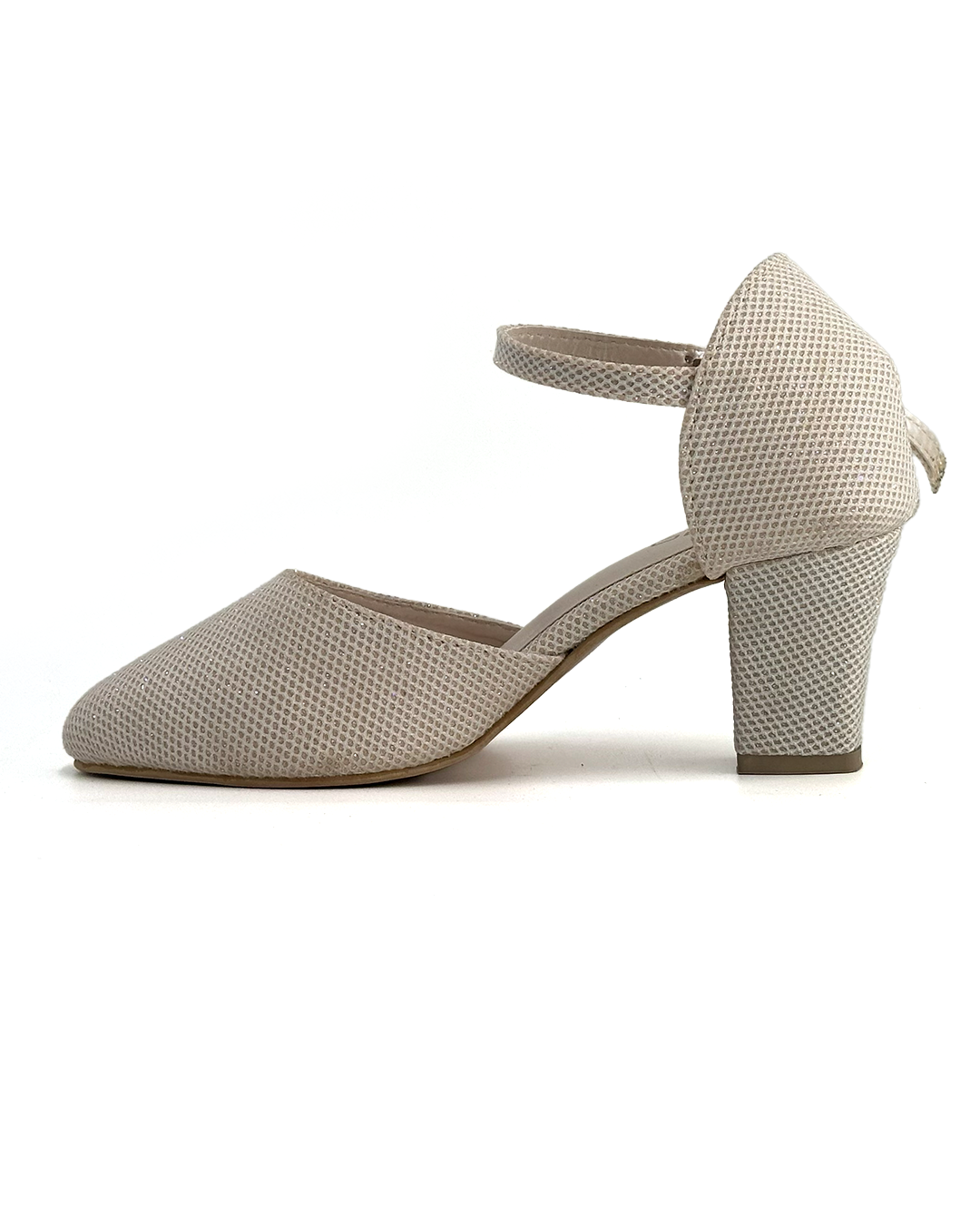 Closed Toe Ankle Strap Chunky Heels - SANVI SC211 241