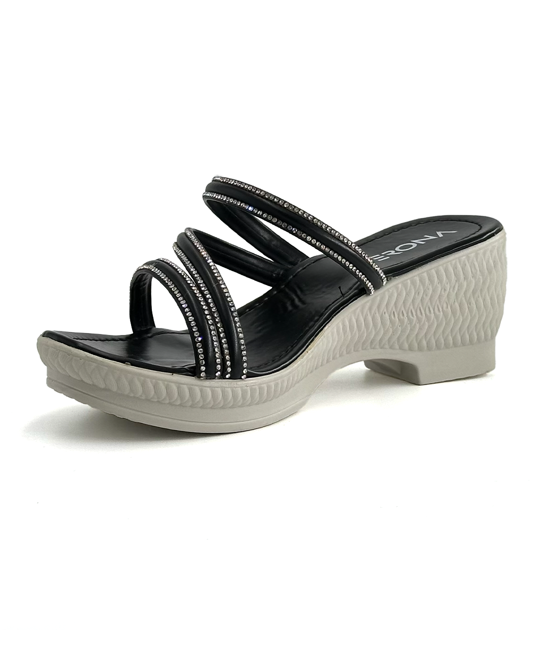 Strappy Low Wedge Sandals - Verona K1