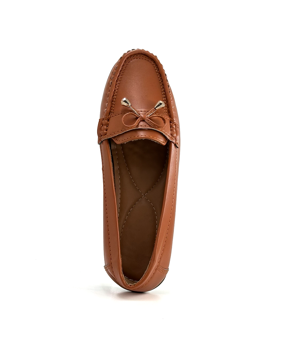 Leather Slip-On Court Loafers