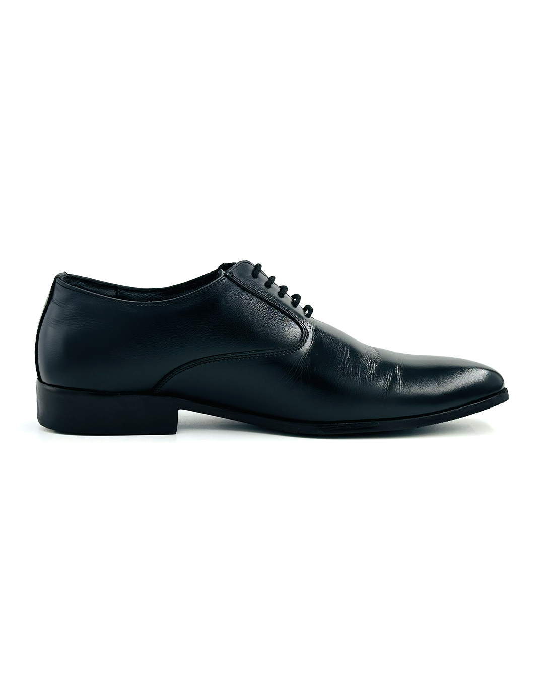 Classic Black Leather Dress Shoes - FLEXMAX F2005