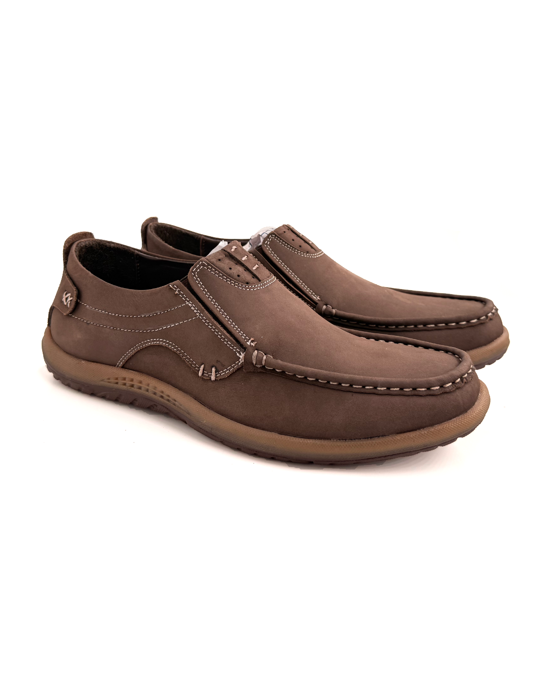 Casual Leather Slip-On Moccasin Loafers - FLEXMAX CN2003