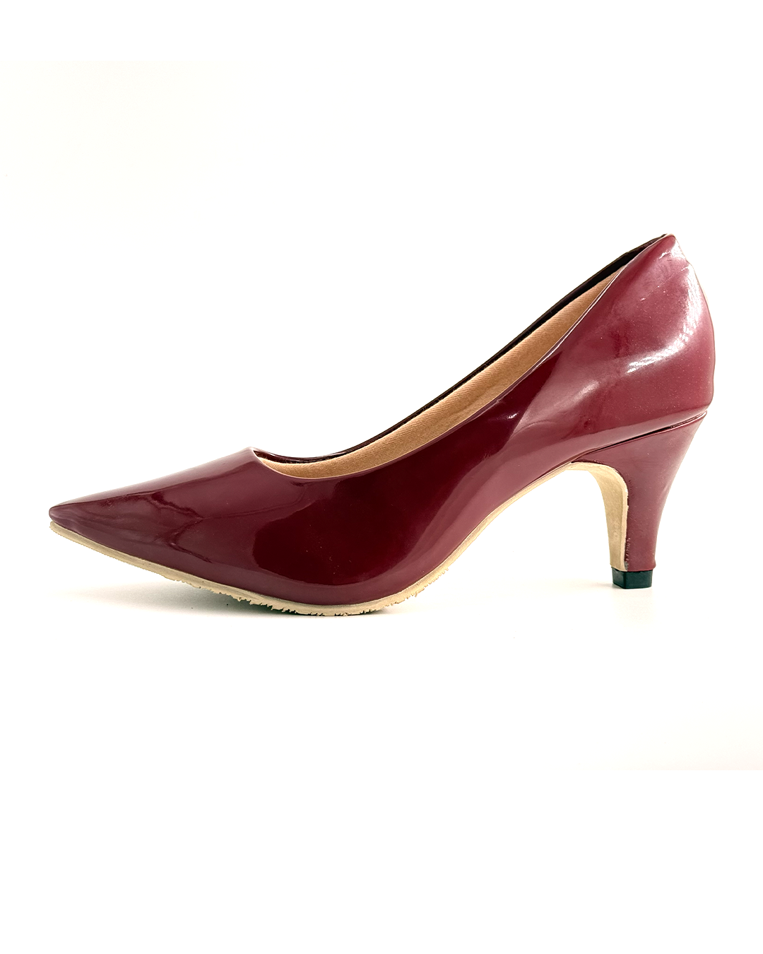 Pointed Toe Patent High Heel Pumps - Patronne M46